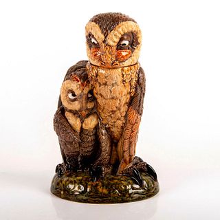 Andrew Hull Stoneware Trial Sculpture, Owl Watch