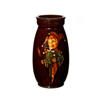 Royal Doulton Kingsware Vase, Jester