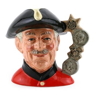 Chelsea Pensioner - Holmes Backstamp - Large Character Jug
