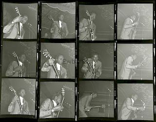 60 Black & White negatives including 12 of Chuck Berry in action, by Harry Goodwin, sold with full c