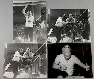 Sir Edward Heath, 52 mostly black and white images, showing him conducting, some at the RCA, along w