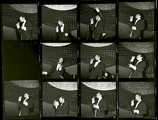 Tom Jones, 11 black & white negatives showing him performing, by Harry Goodwin, sold with full copyr