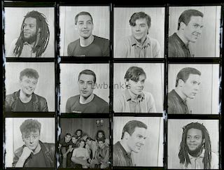 UB40, 12 black & white negatives by Harry Goodwin, sold with full copyright. Provenance: Collection