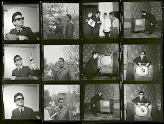 Roy Orbison, 12 black & white negatives by Harry Goodwin, sold with full copyright. Provenance: Coll