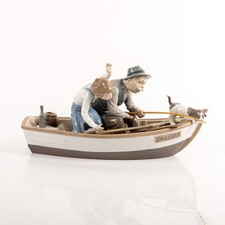 Fishing With Gramps 1005215 - Lladro Porcelain Figurine