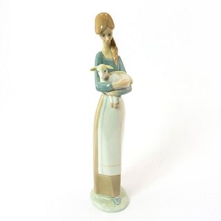 Girl with Lamb 1004505 - Lladro Porcelain Figurine