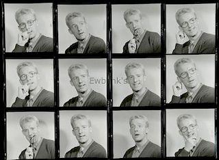 Tommy Burns, Scottish Footballer, 23 black & white portrait negatives, by Harry Goodwin, sold with f