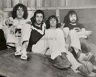 The Who, English Rock Band, a black & white photograph of the band by Harry Goodwin & two others of