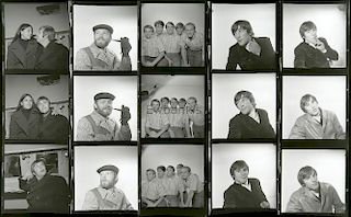 The Beach Boys, 12 black & white photographs & 80+ black & white negatives of the band in various po