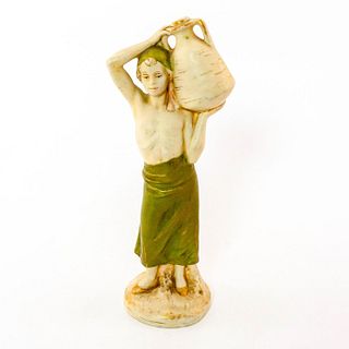 Royal Dux Bohemia Figurine, Water Carrier, Man