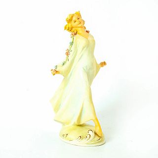 Antonio Borsato Figurine, Lady With Flower Garland