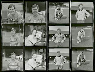 400+ Black & White negatives, mainly football including Gary Bailey, Joe Royle, Alan Stubbs, Tony Co