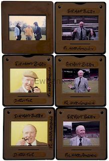 25+ Negatives & Slides of Sir Matt Busby, former Manchester United football manager, by Harry Goodwi