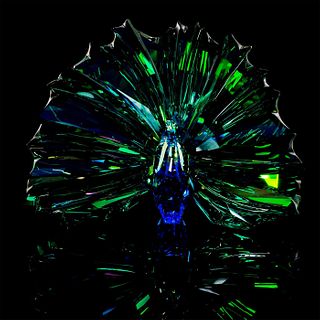 Peacock Arya 5063694 - Swarovski Crystal Figure