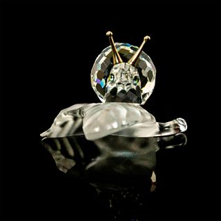 Snail On Vine - Swarovski Crystal Figure
