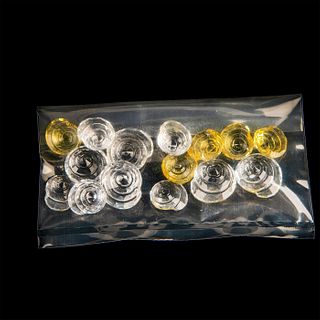 15 Swarovski Crystal Miniature Top Shells Set