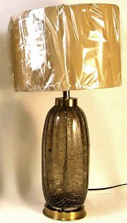 MURANO AMBER GLASS LAMP