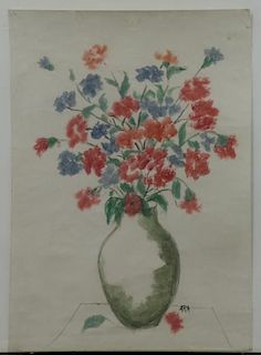 ARA, Krishna. Watercolor on Paper. Bouquet of