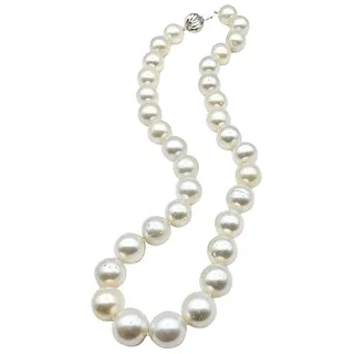 Classic South Sea Pearl Necklace with White Gold Clasp
