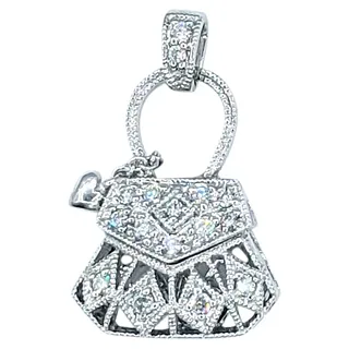 Darling Diamond & 18K Gold Handbag Charm