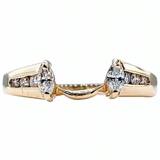 Fabulous Marquise Cut Diamond Ring Enhancer
