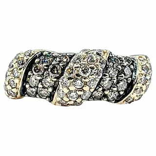 LeVian White & Chocolate Diamond Fashion Ring