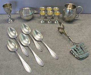SILVER. Miscellaneous Silver Grouping.