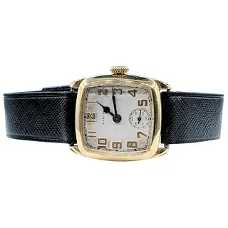 Elgin Wristwatch c. 1930 - New Leather Strap