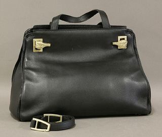 A Barry Kieselsteinn-Cord black leather handbag