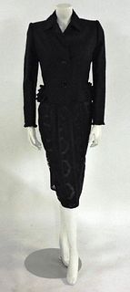 A Valentino black linen jacket