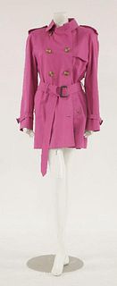 An Aquascutum Woman pink trench coat