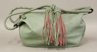 A Mulberry green Napa leather Hobo bag
