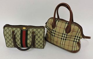 A Gucci vintage bowling handbag