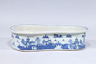 Chinese Porcelain Blue & White Basin