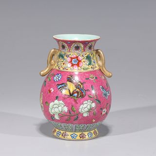 Chinese Enameled Porcelain Jarlet