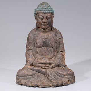 Chinese Wooden Buddha Statue