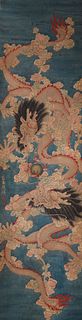 Chinese Dragons Scroll Painting