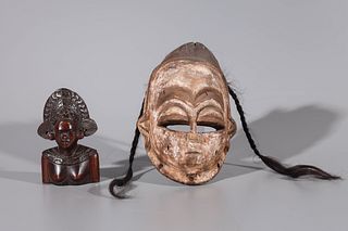 Lot of African Mask & Wood Carving