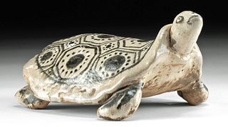 13th C. Thai Sukhothai Bichrome Turtle, ex-Museum