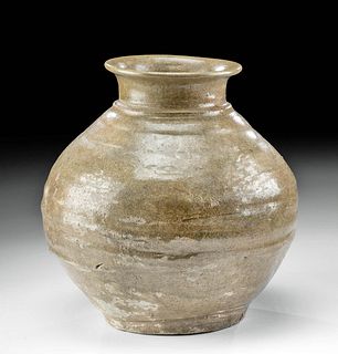 14th C. Thai Sawankhalok Stoneware Jar
