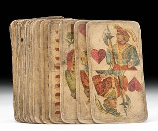 19th C. German Playing Cards Skat Deck (33)