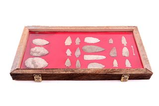 Pre Historic Arrowheads & Scrapers Collection