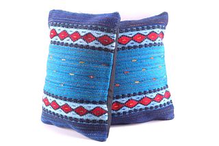Night Stars Wool Set of Pillows by A. Gutierrez