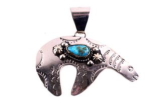 Armand American Horse Silver & Turquoise Bear