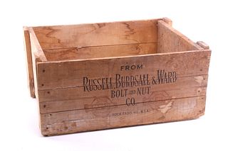 Russell, Burdsall & Ward Blot & Nut Shipping Crate