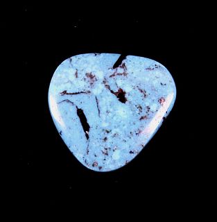 Navajo 28.5ct. Morenci Turquoise Backed Cabochon