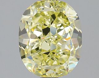 2.73 ct., Fancy Yellow/VVS1, Cushion cut diamond, unmounted, GAS-1009
