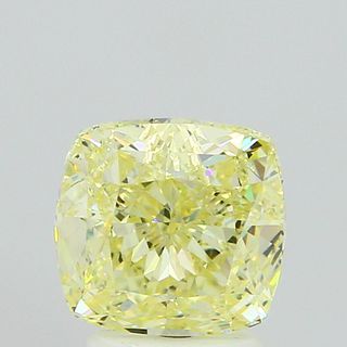 2.51 ct., Fancy Light Yellow/VS2, Cushion cut diamond, unmounted, VM-0989