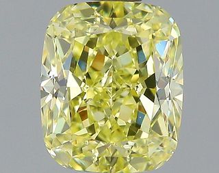 1.79 ct., Fancy Yellow/SI1, Cushion cut diamond, unmounted, GM-0863
