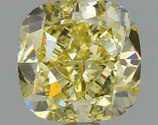 1.11 ct., Fancy Yellow/SI1, Cushion cut diamond, unmounted, YG-1716